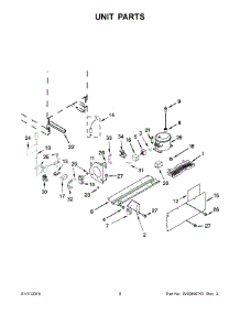 05 - Unit Parts parts for Whirlpool Beverage Center WUB50X24EM00 from AppliancePartsPros.com