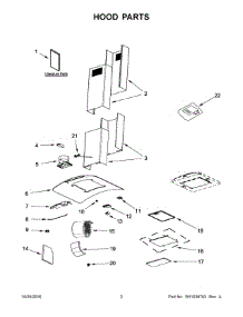 02 - Hood Parts parts for Whirlpool Hood WVI75UC6DS2 from AppliancePartsPros.com
