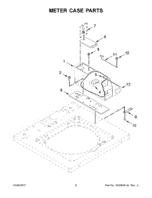 04 - Meter Case Parts parts for Whirlpool Laundry Center XCAE2765FQ0 from AppliancePartsPros.com