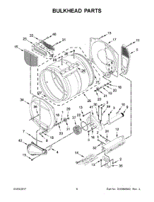 04 - Bulkhead Parts parts for Whirlpool Laundry Center XCEM2765FQ0 from AppliancePartsPros.com