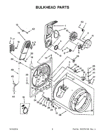 04 - Bulkhead Parts parts for Whirlpool Dryer YWED7300DW0 from AppliancePartsPros.com