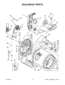 04 - Bulkhead Parts parts for Whirlpool Laundry Center YWED7300DW1 from AppliancePartsPros.com
