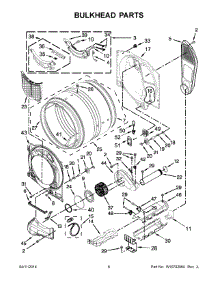 04 - Bulkhead Parts parts for Whirlpool Dryer YWED81HEDW0 from AppliancePartsPros.com