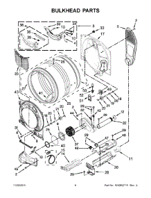04 - Bulkhead Parts parts for Whirlpool Dryer YWED81HEDW1 from AppliancePartsPros.com