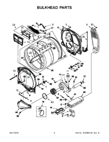 04 - Bulkhead Parts parts for Whirlpool Laundry Center YWED8500DC3 from AppliancePartsPros.com