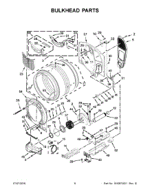 04 - Bulkhead Parts parts for Whirlpool Laundry Center YWED92HEFU0 from AppliancePartsPros.com