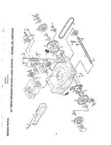 20" Rear Bagger Page 3 parts for Ayp Frigidaire Home Products Walk Behind Lawn Mower WEP200A from AppliancePartsPros.com