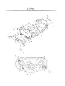 Decals parts for Dixon Riding Mower Tractor 115148427 from AppliancePartsPros.com