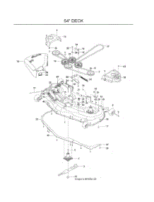 54" Deck parts for Dixon Riding Mower Tractor 965882001 from AppliancePartsPros.com