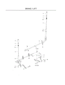 Brake  /  Lift parts for Dixon Riding Mower Tractor 965882101 from AppliancePartsPros.com