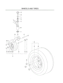 Wheels And Tires parts for Dixon Riding Mower Tractor 965882401 from AppliancePartsPros.com