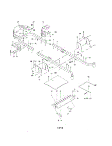 Chassis  /  Frame parts for Dixon Riding Mower Tractor 965981001 from AppliancePartsPros.com