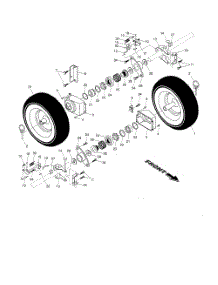 Wheels And Tires parts for Husqvarna Snow Removal Equipment 10530SBE from AppliancePartsPros.com