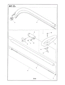 Shaft parts for Husqvarna Grass Line Trimmer 122C from AppliancePartsPros.com