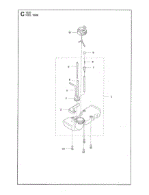 Fuel Tank parts for Husqvarna Grass Line Trimmer 122C from AppliancePartsPros.com