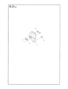 Muffler parts for Husqvarna Grass Line Trimmer 122C from AppliancePartsPros.com