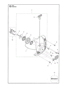 Starter parts for Husqvarna Grass Line Trimmer 122C from AppliancePartsPros.com