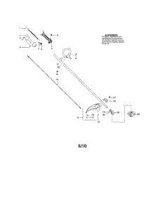 Drive Shaft  /  Shield  /  Handle parts for Husqvarna Grass Line Trimmer 124L from AppliancePartsPros.com
