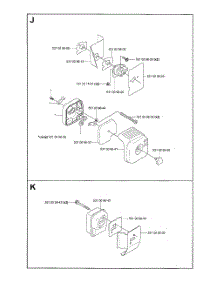 Muffler And Air Filter parts for Husqvarna Leaf Blower 125BT from AppliancePartsPros.com