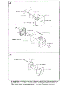 Muffler And Air Filter parts for Husqvarna Leaf Blower 125BT from AppliancePartsPros.com