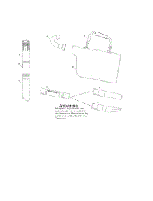 Vac Tubes & Bag parts for Husqvarna Leaf Blower 125BV from AppliancePartsPros.com