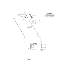 Driveshaft  /  Shield  /  Handle parts for Husqvarna Grass Line Trimmer 125C from AppliancePartsPros.com