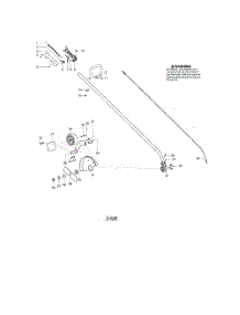 Driveshaft  /  Handle  /  Edger Guard parts for Husqvarna Grass Line Trimmer 125E from AppliancePartsPros.com
