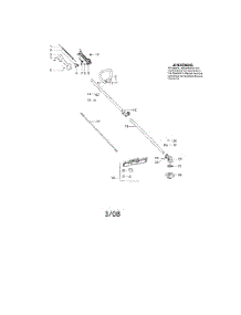 Driveshaft  /  Handle  /  Shield parts for Husqvarna Grass Line Trimmer 125LD from AppliancePartsPros.com
