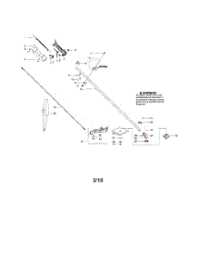 Drive Shaft  /  Handle  /  Shield parts for Husqvarna Grass Line Trimmer 125RJ from AppliancePartsPros.com