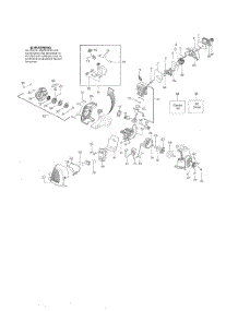 Cylinder  /  Muffler  /  Fuel Tank parts for Husqvarna Grass Line Trimmer 128CD from AppliancePartsPros.com