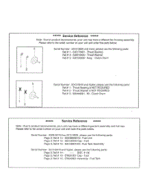 Service Reference parts for Husqvarna Grass Line Trimmer 128DJX from AppliancePartsPros.com
