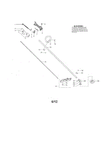 Drive Shaft  /  Handle  /  Shield parts for Husqvarna Grass Line Trimmer 128L from AppliancePartsPros.com