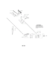 Drive Shaft  /  Handle  /  Shield parts for Husqvarna Grass Line Trimmer 128RJ from AppliancePartsPros.com