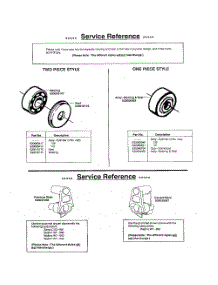 Service Reference Note parts for Husqvarna Chainsaw 136 from AppliancePartsPros.com
