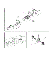 Muffler  /  Crankshaft  /  Carburetor parts for Husqvarna Chainsaw 136LE from AppliancePartsPros.com