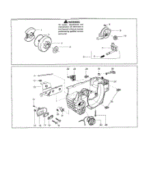 Chassis  /  Oil Pickup parts for Husqvarna Chainsaw 137 from AppliancePartsPros.com