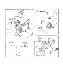 Flywheel  /  Fan Housing parts for Husqvarna Chainsaw 141LE from AppliancePartsPros.com