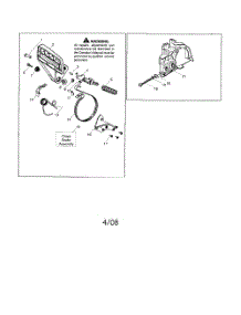 Clutch Cover  /  Lever & Link parts for Husqvarna Chainsaw 142 from AppliancePartsPros.com