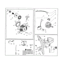 Fan Housing  /  Eps Ignition parts for Husqvarna Chainsaw 142 from AppliancePartsPros.com