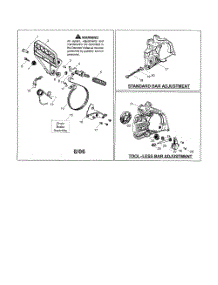 Lever And Link  /  Clutch Cover parts for Husqvarna Chainsaw 142LE from AppliancePartsPros.com