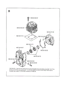 Cylinder parts for Husqvarna Leaf Blower 145BF from AppliancePartsPros.com