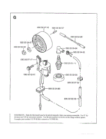 Ignition parts for Husqvarna Leaf Blower 145BF from AppliancePartsPros.com