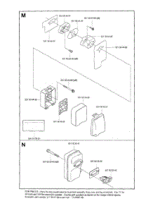 Muffler parts for Husqvarna Leaf Blower 145BT from AppliancePartsPros.com