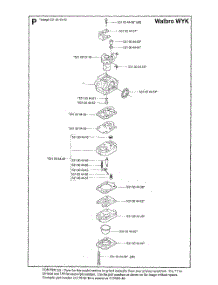 Carburetor parts for Husqvarna Leaf Blower 145BT from AppliancePartsPros.com