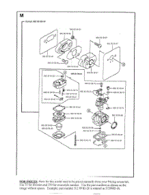 Carb parts for Husqvarna Leaf Blower 155BT from AppliancePartsPros.com