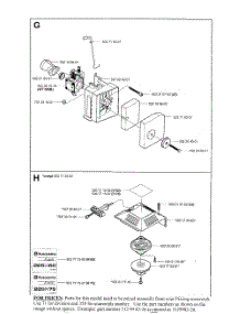 Carb,Air Filter,Starter parts for Husqvarna Brush Cutter 225H60 from AppliancePartsPros.com