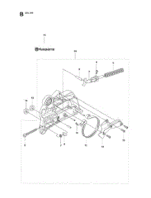 Chain Brake parts for Husqvarna Chainsaw 235 from AppliancePartsPros.com