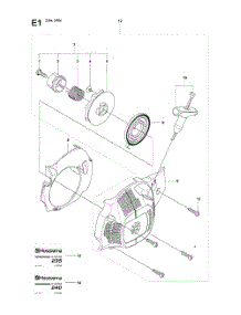 Eps Starter parts for Husqvarna Chainsaw 235 from AppliancePartsPros.com