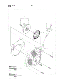 Standard Starter parts for Husqvarna Chainsaw 235 from AppliancePartsPros.com
