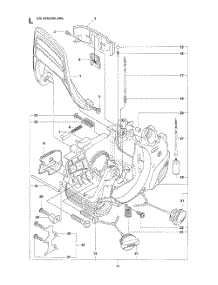 Chassis And Handguard parts for Husqvarna Chainsaw 235 from AppliancePartsPros.com